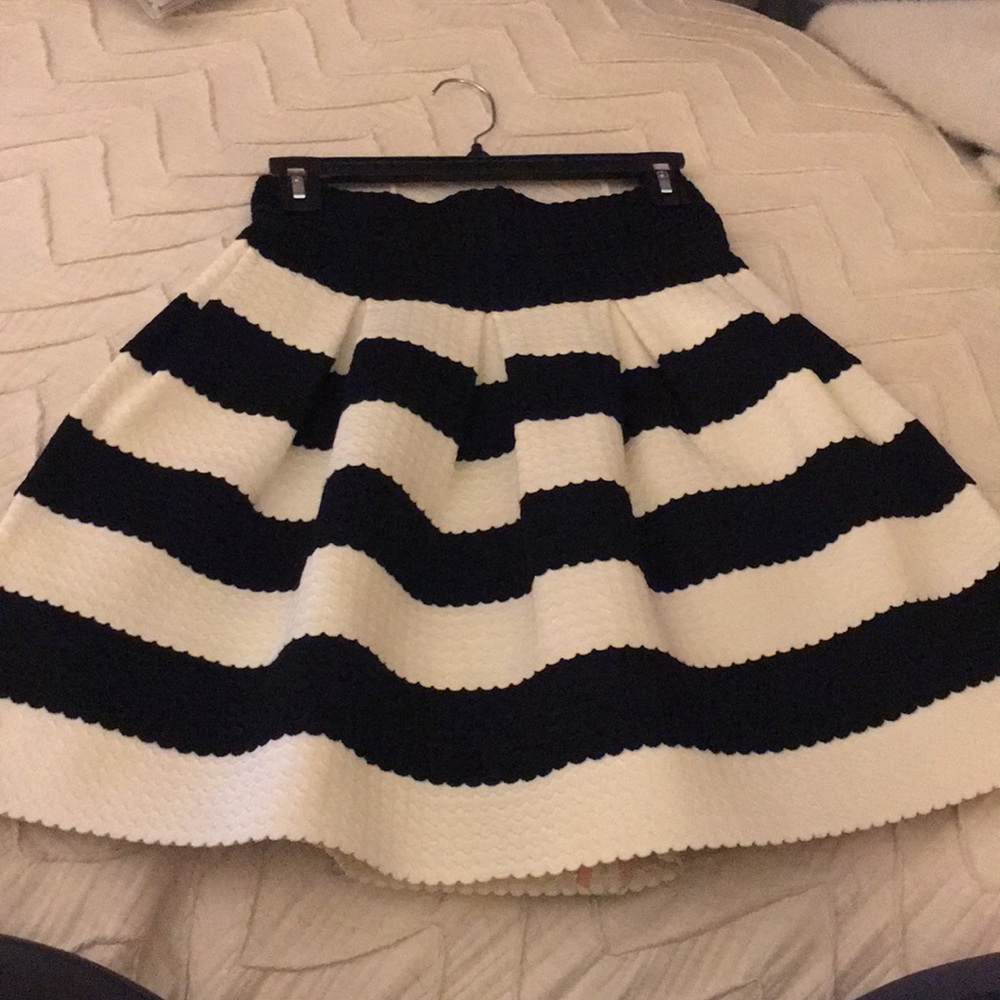 Black and white skirt